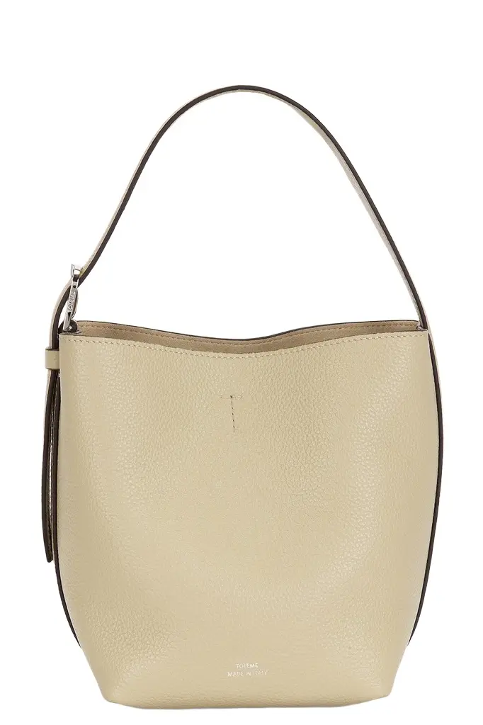 Petite Belted Grained Leather Tote Bag Petite Belted Grained Leather Tote Bag