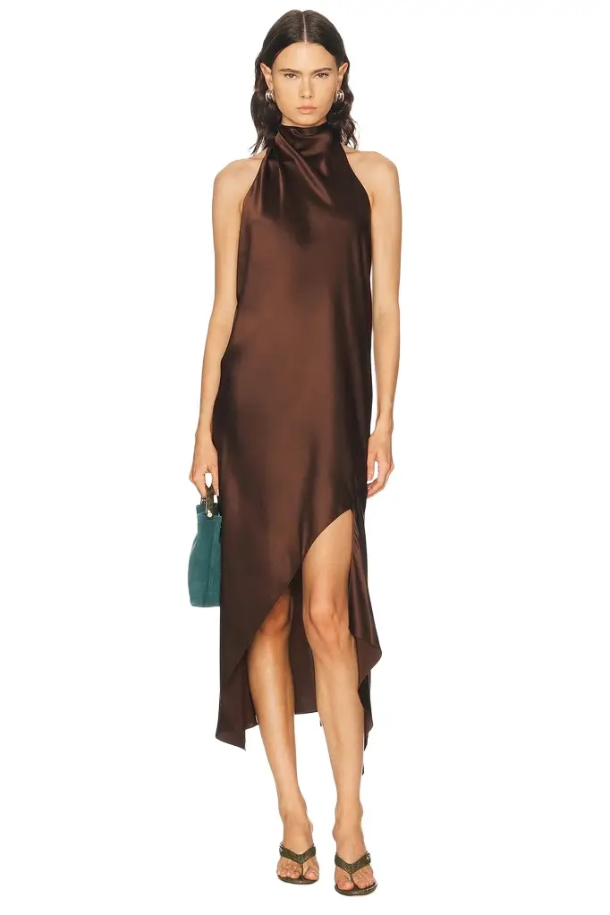 Helmut Lang Tie Neck Dress
