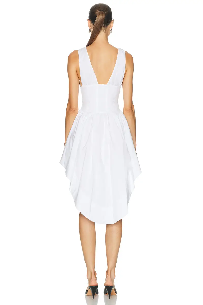 Fleur du Mal Bustier Poplin Lacing Dress | Thumbnail 3 Fleur du Mal Bustier Poplin Lacing Dress | Thumbnail 3