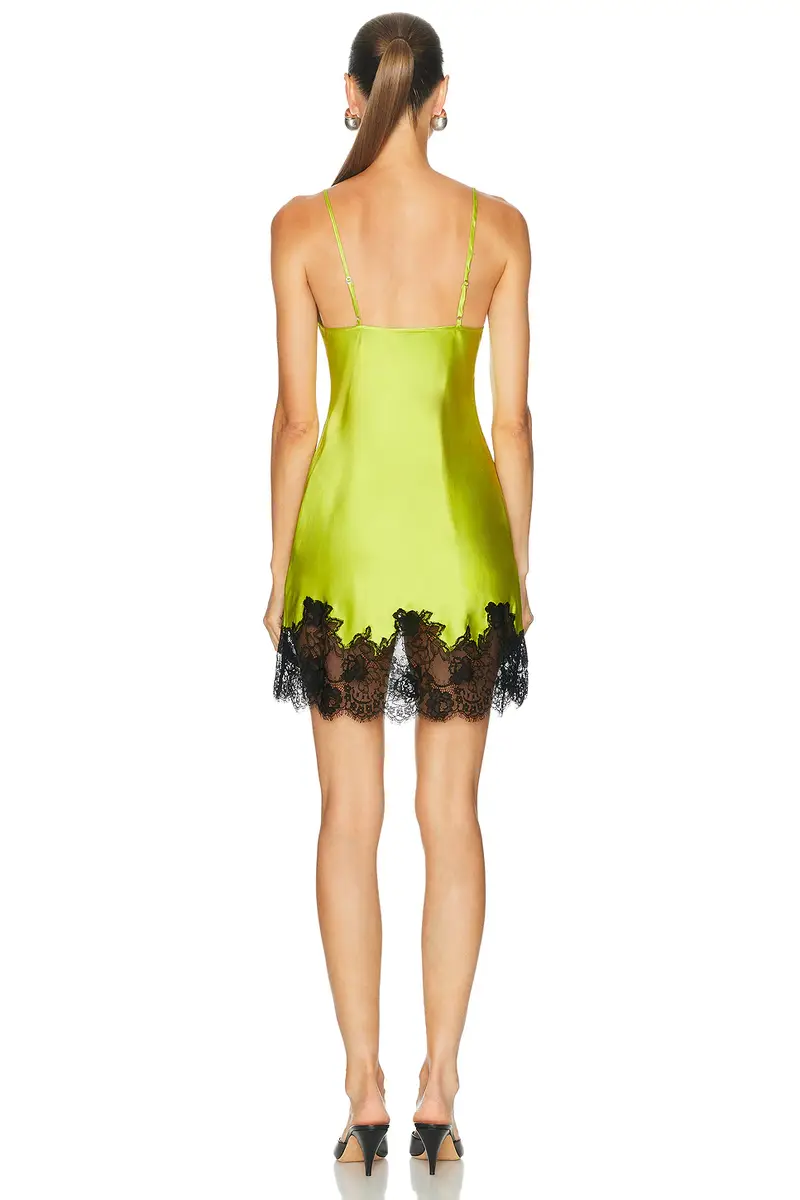 Fleur du Mal Juliet Lace Mini Slip Dress | Thumbnail 4 Fleur du Mal Juliet Lace Mini Slip Dress | Thumbnail 4