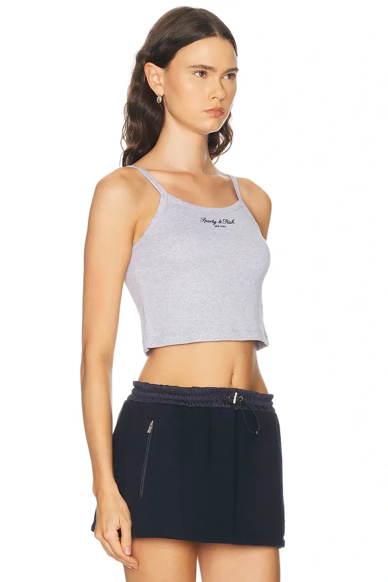 Sporty & Rich Signature Ny Box Tank Top | Thumbnail 2