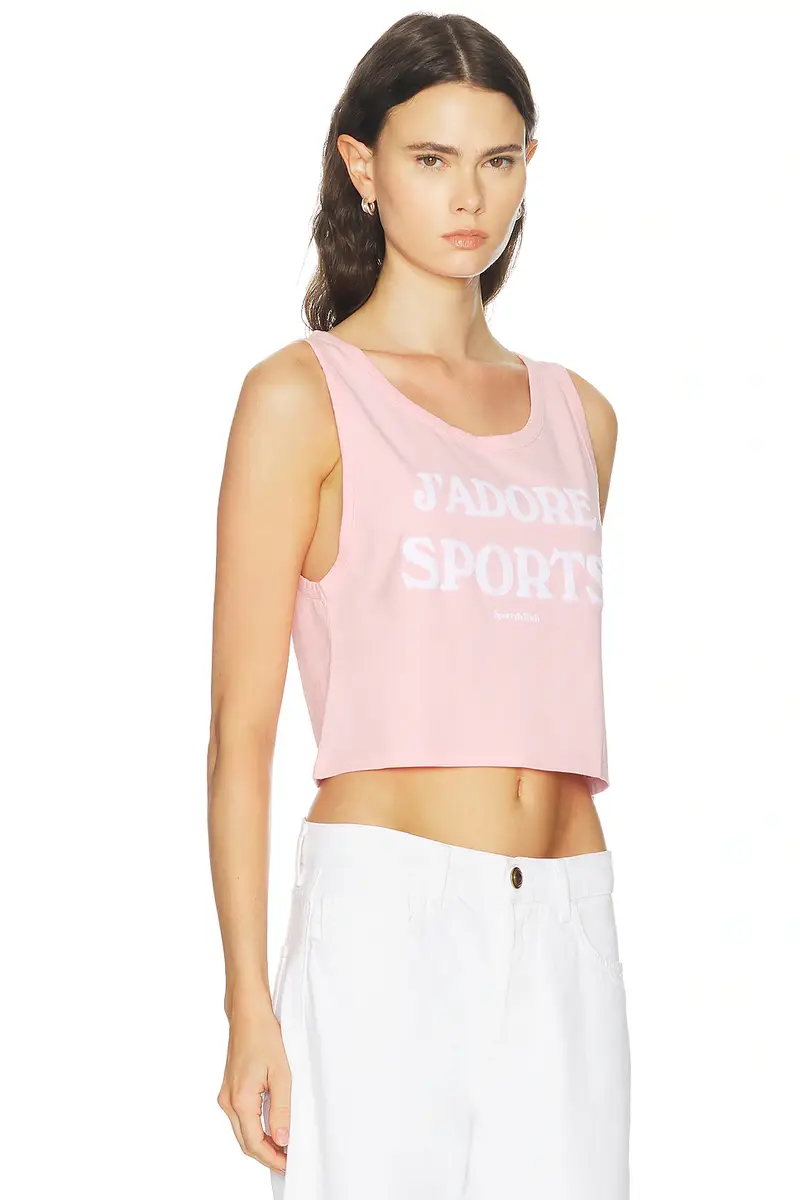 Sporty & Rich J'adore Baby Tank Top | Thumbnail 2