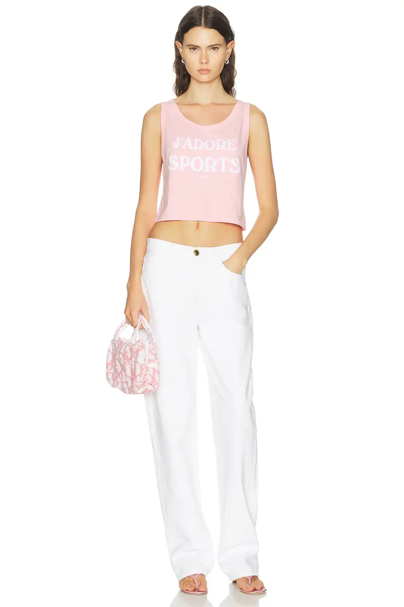 Sporty & Rich J'adore Baby Tank Top | Thumbnail 4