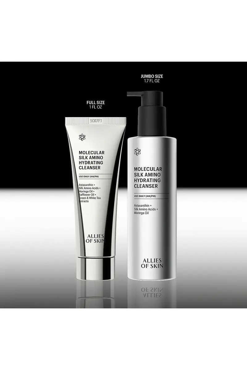 Allies of Skin Molecular Silk Amino Hydrating Cleanser 250ml | Thumbnail 2