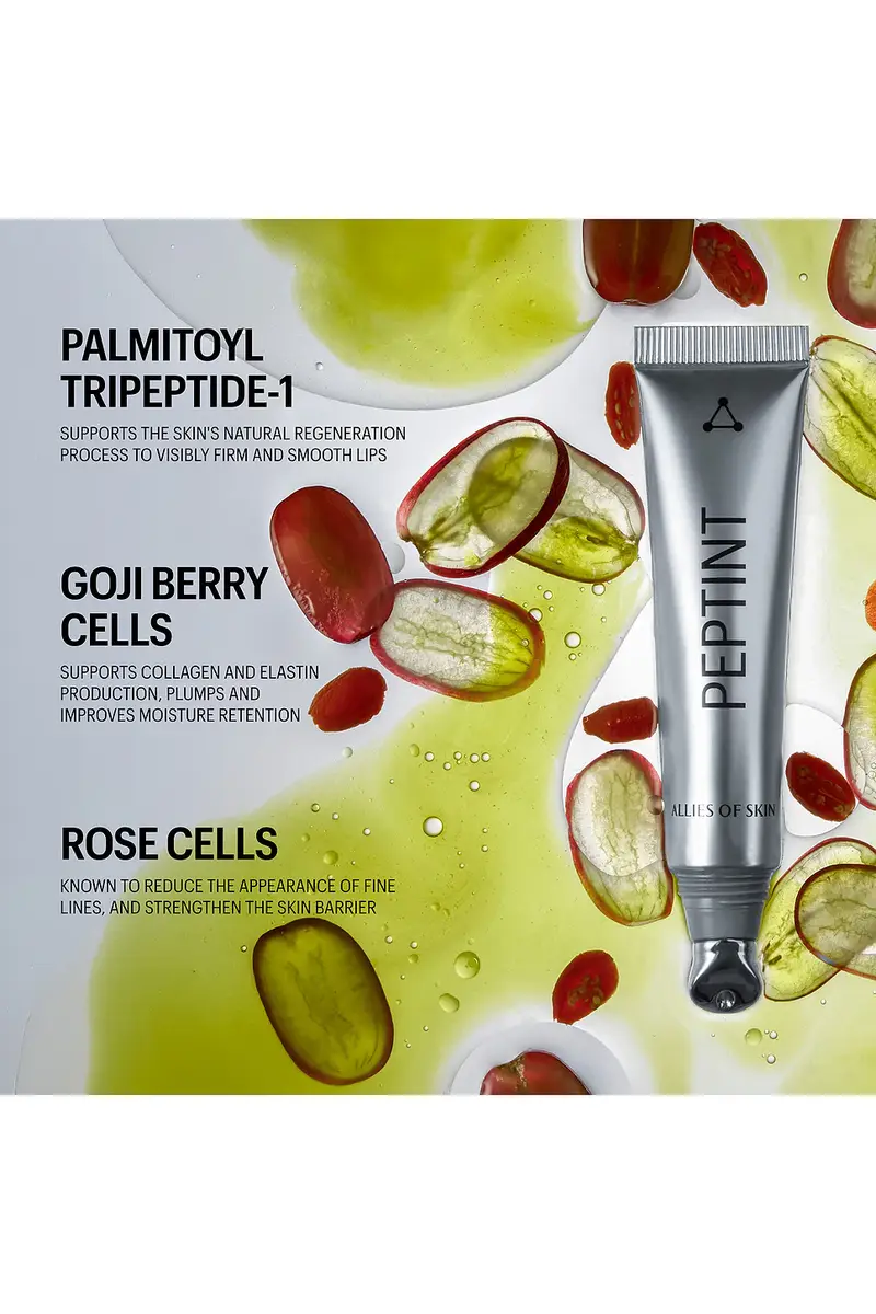 Allies of Skin PepTint Tripeptide & Goji Cells Plumping Lip Treatment | Thumbnail 5 Allies of Skin PepTint Tripeptide & Goji Cells Plumping Lip Treatment | Thumbnail 5