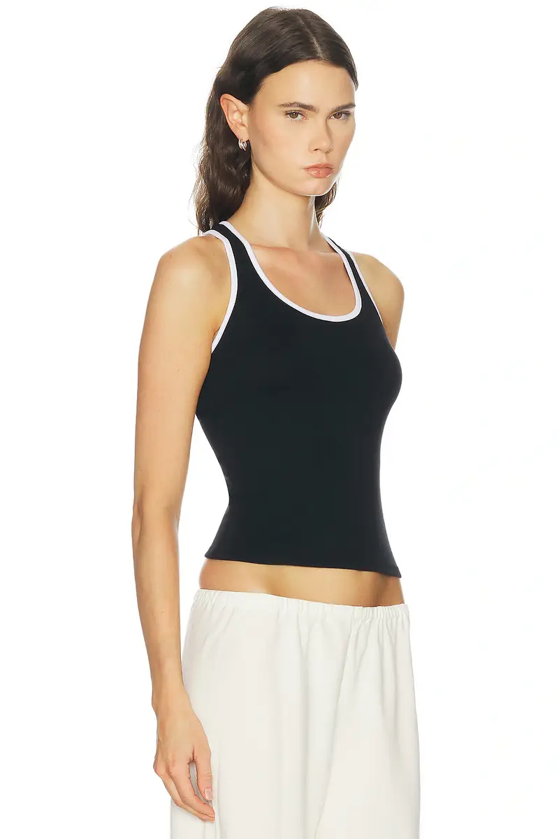 DONNI. The Baby Rib Racerback Tank Top | Thumbnail 2 DONNI. The Baby Rib Racerback Tank Top | Thumbnail 2
