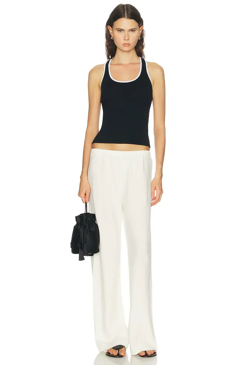 DONNI. The Baby Rib Racerback Tank Top | Thumbnail 4 DONNI. The Baby Rib Racerback Tank Top | Thumbnail 4