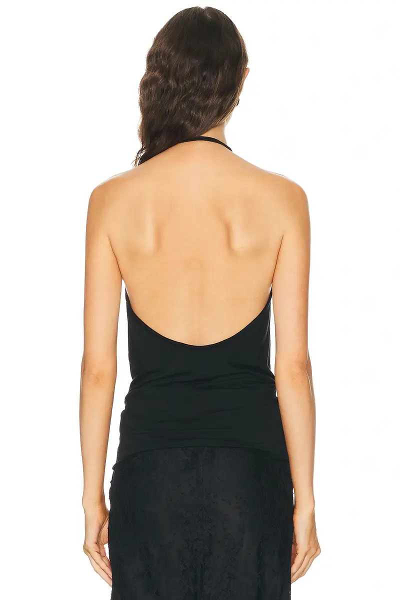 ÉTERNE Anja Soft Jersey Top | Thumbnail 3
