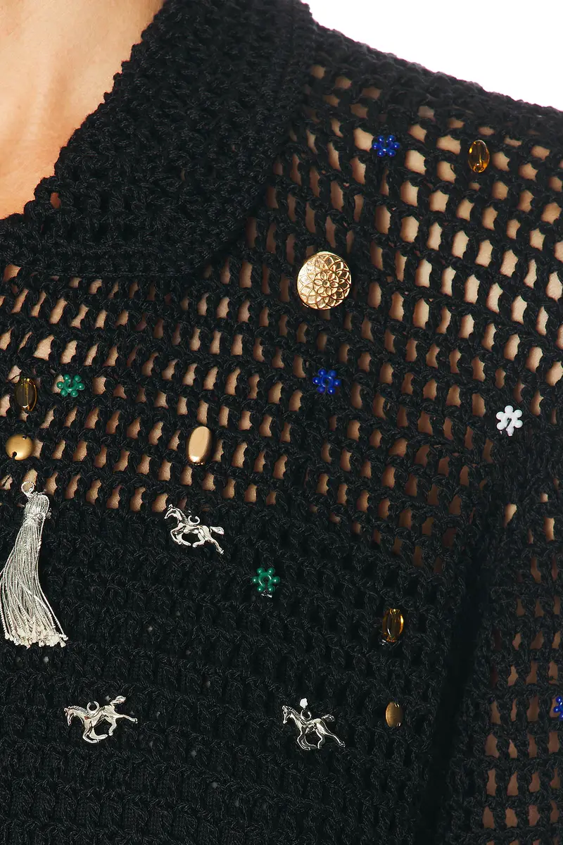 BODE Crochet Charm Shirt | Thumbnail 6 BODE Crochet Charm Shirt | Thumbnail 6