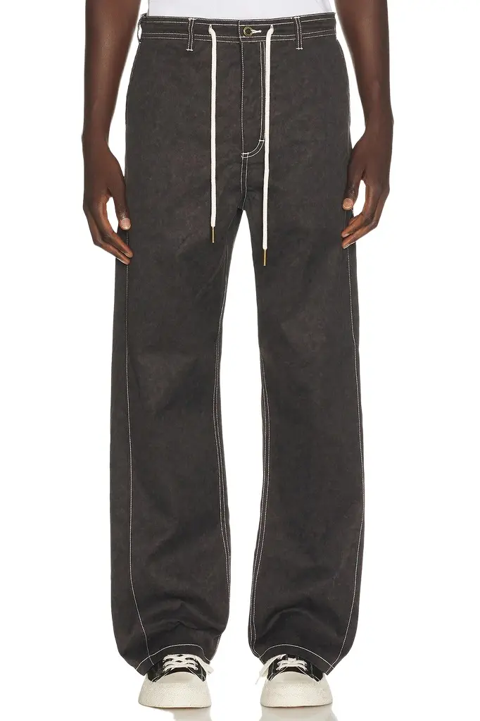 Twill Embroidered Pant Twill Embroidered Pant