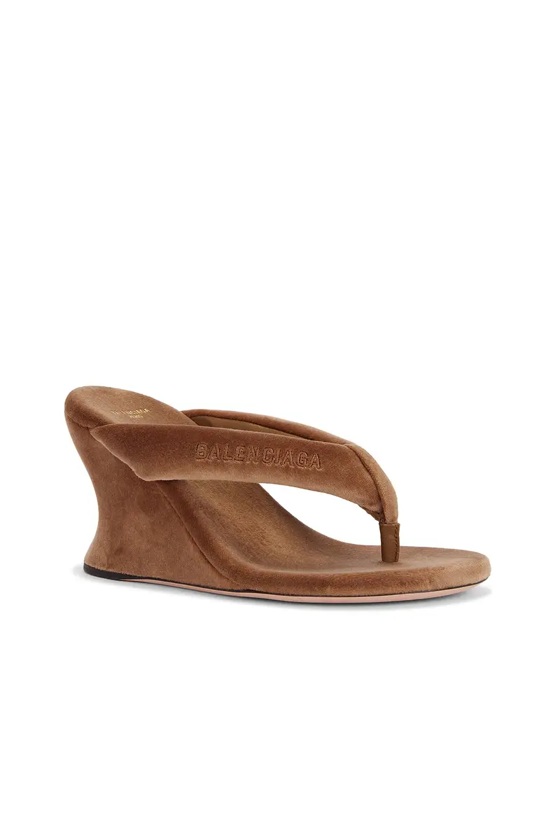 Balenciaga Gaeta Wedge Thong Sandal | Thumbnail 2