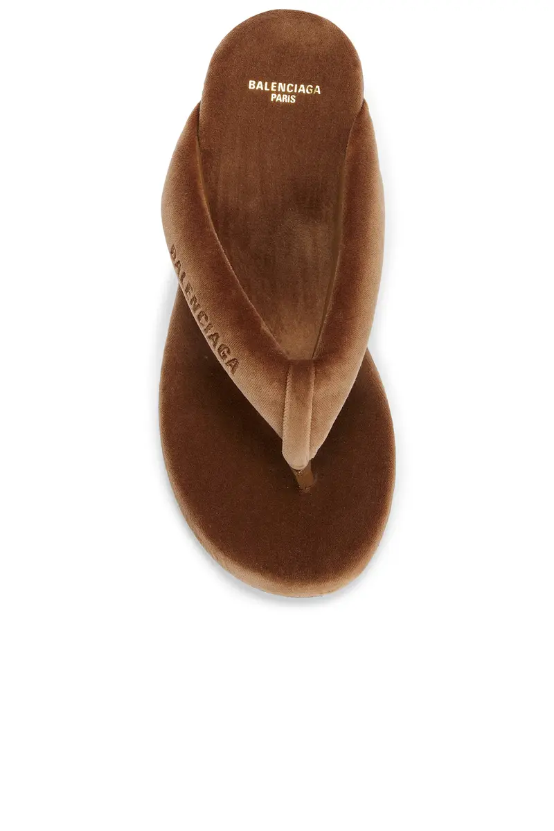 Balenciaga Gaeta Wedge Thong Sandal | Thumbnail 4