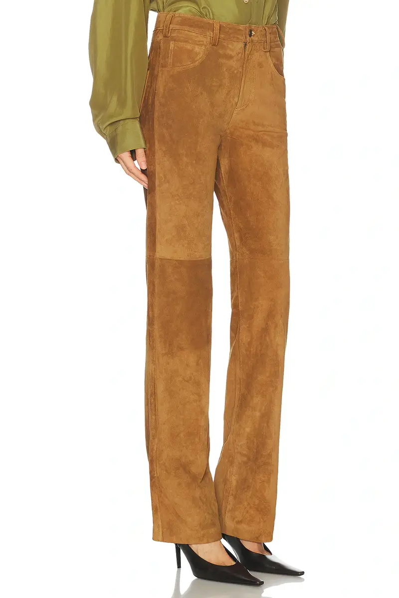 Nili Lotan Joan Suede Pant | Thumbnail 2 Nili Lotan Joan Suede Pant | Thumbnail 2