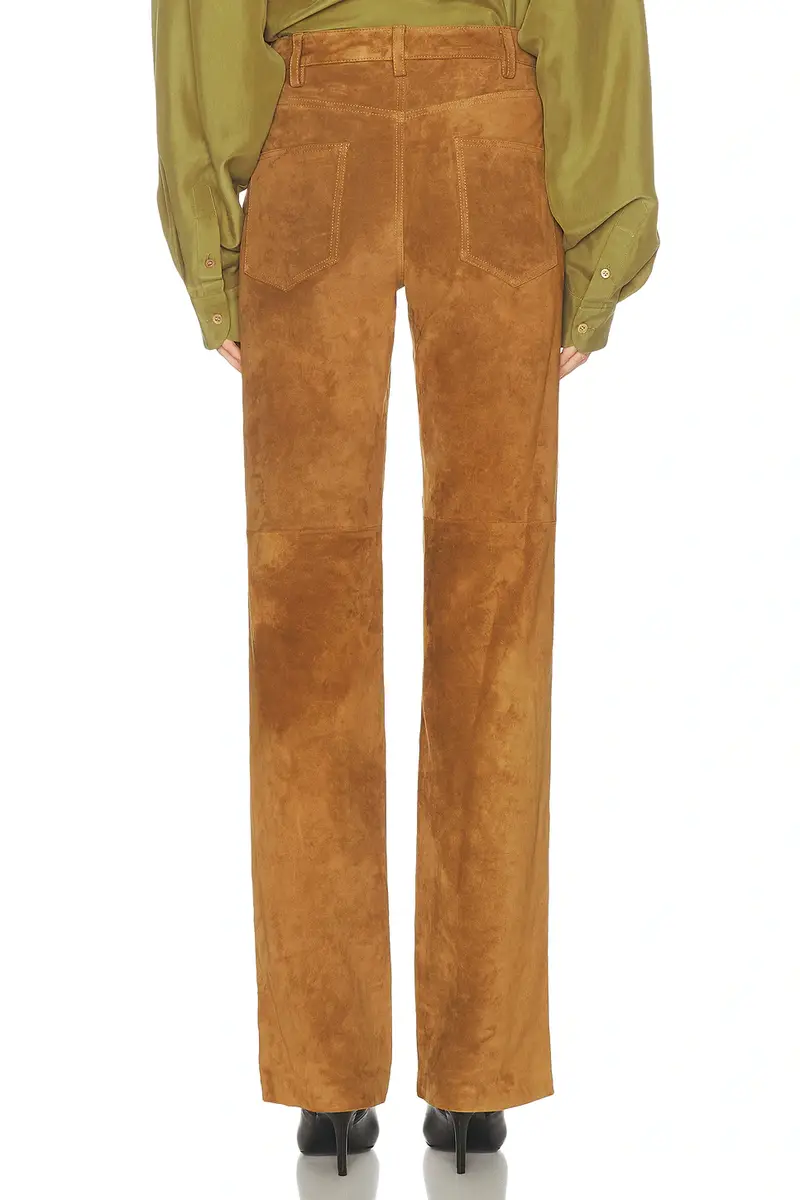 Nili Lotan Joan Suede Pant | Thumbnail 4 Nili Lotan Joan Suede Pant | Thumbnail 4