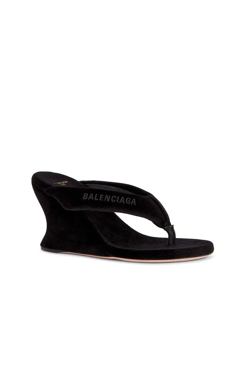 Balenciaga Gaeta Wedge Thong Sandal | Thumbnail 2