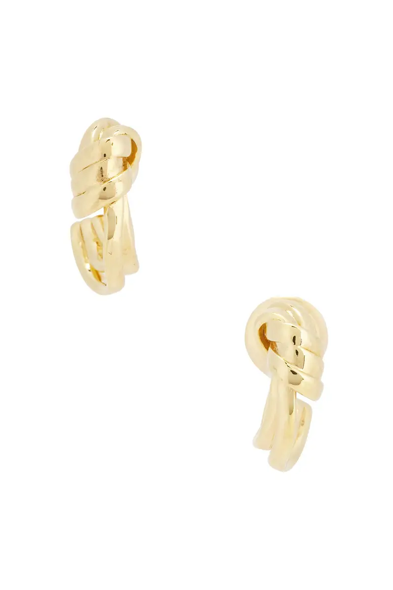 Bottega Veneta Knot Hoop Earrings | Thumbnail 4 Bottega Veneta Knot Hoop Earrings | Thumbnail 4