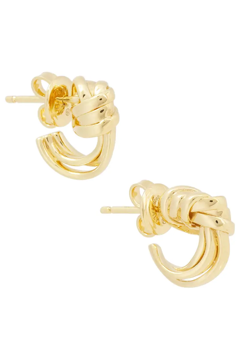 Knot Hoop Earrings Knot Hoop Earrings