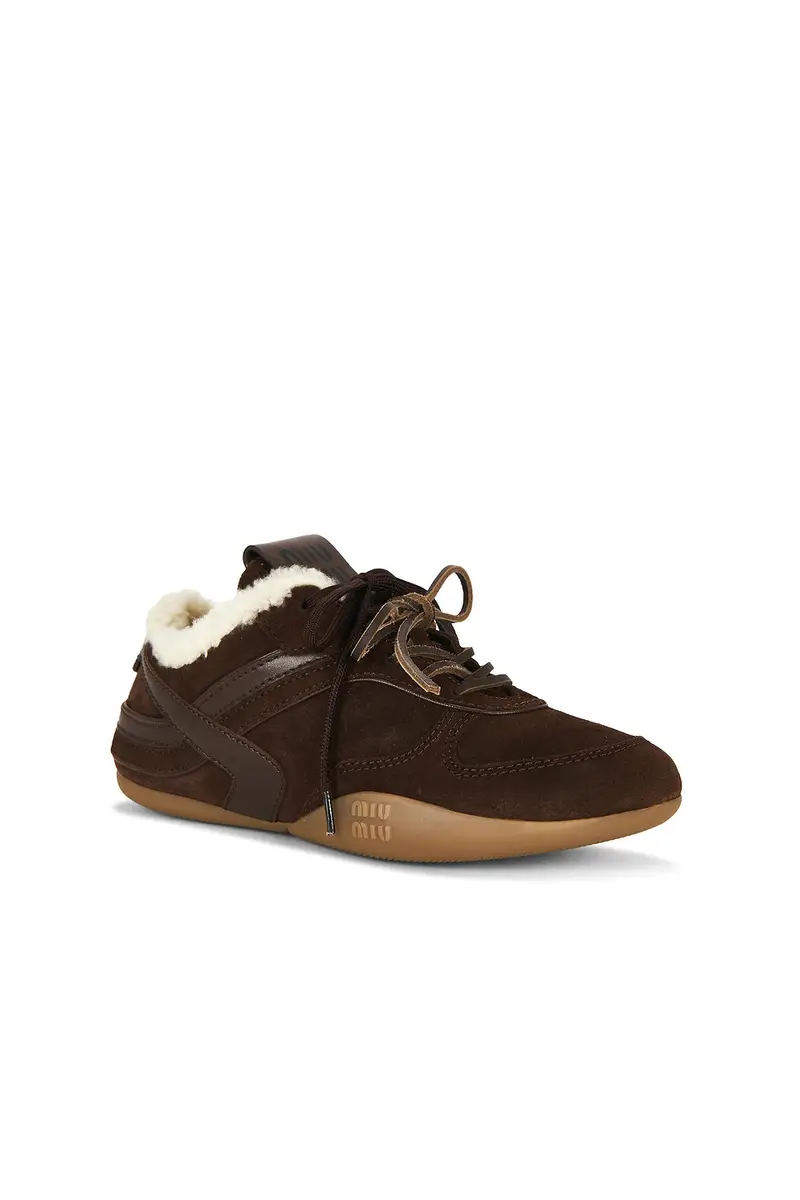Miu Miu Gymnasium Winter Sneaker | Thumbnail 2 Miu Miu Gymnasium Winter Sneaker | Thumbnail 2