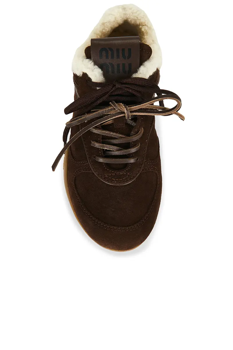 Miu Miu Gymnasium Winter Sneaker | Thumbnail 4 Miu Miu Gymnasium Winter Sneaker | Thumbnail 4