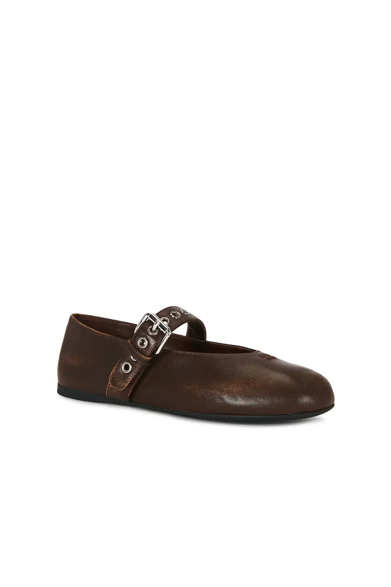 Miu Miu Ballerine Buckle Flat | Thumbnail 2