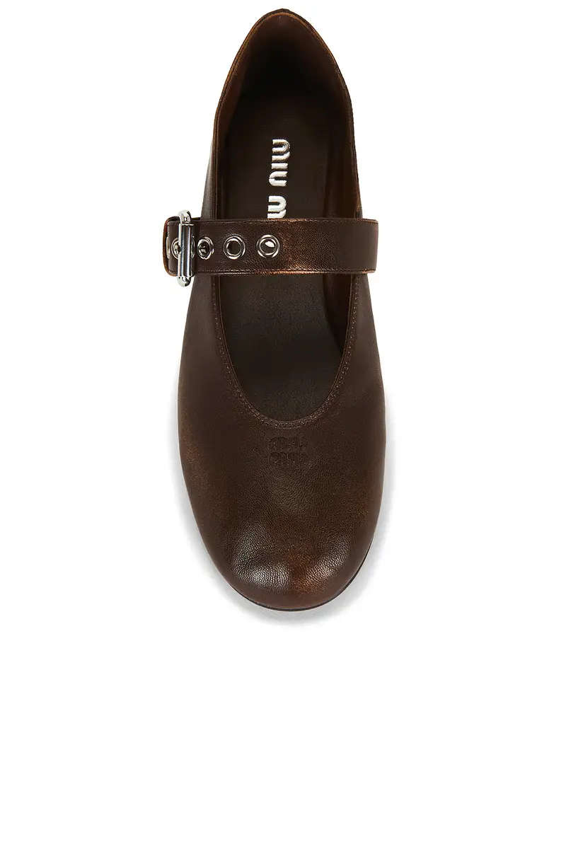 Miu Miu Ballerine Buckle Flat | Thumbnail 4
