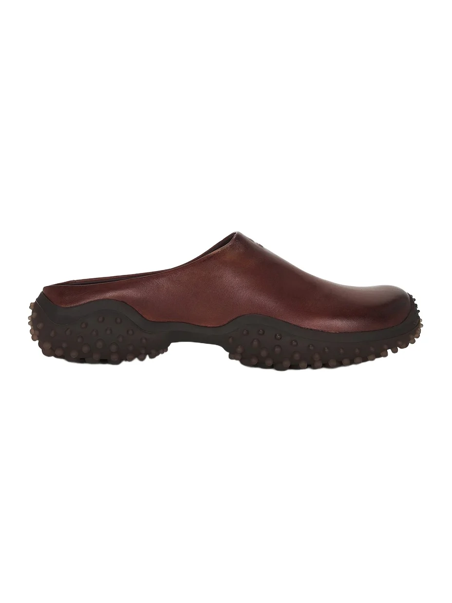 Miu Miu Vitello Antic Bubble Slide