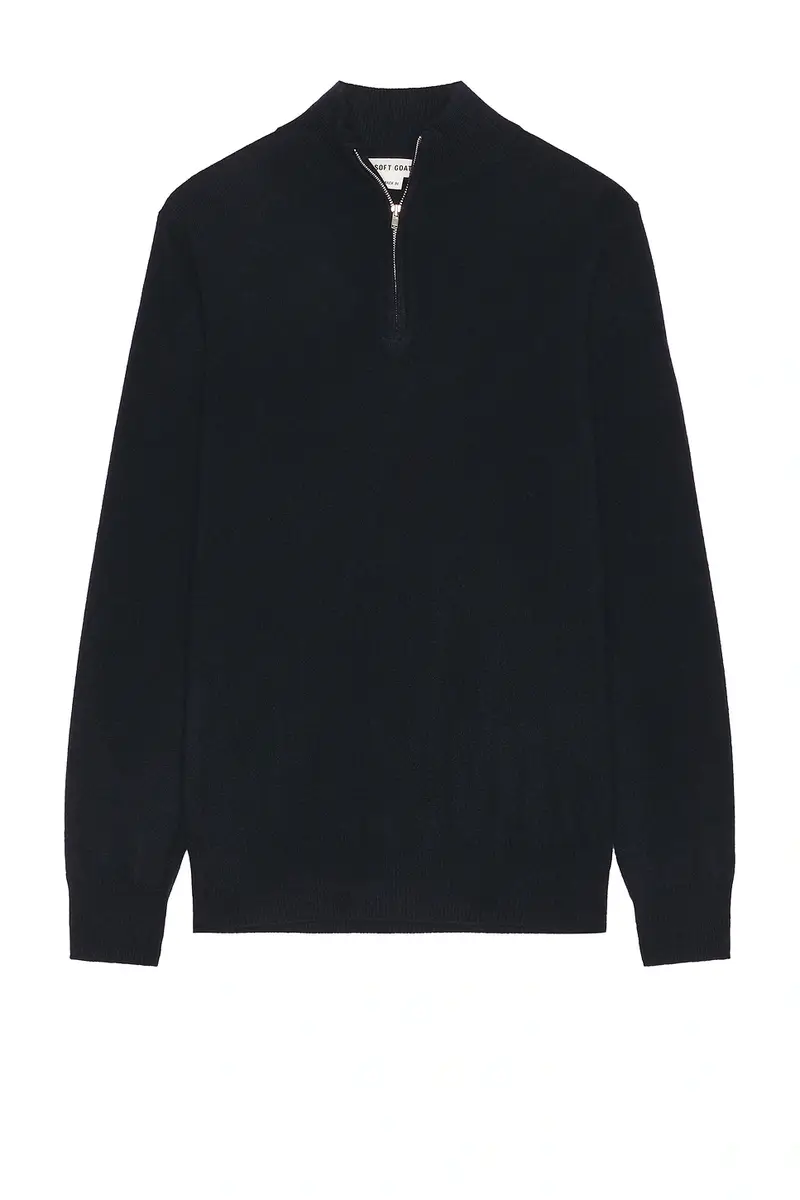 Soft Goat Half Zip Sweater | Thumbnail 4 Soft Goat Half Zip Sweater | Thumbnail 4