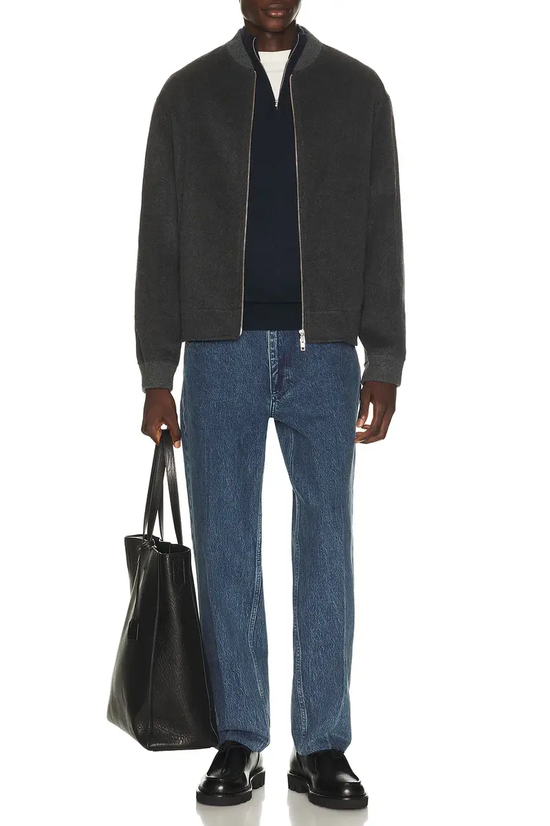 Soft Goat Bomber Jacket | Thumbnail 3 Soft Goat Bomber Jacket | Thumbnail 3