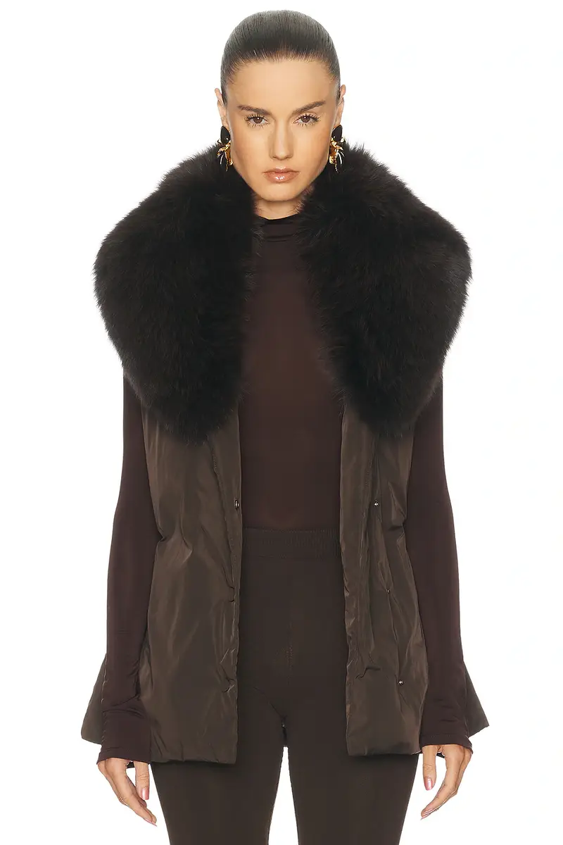 Yves Salomon Fox Fur Vest | Thumbnail 2