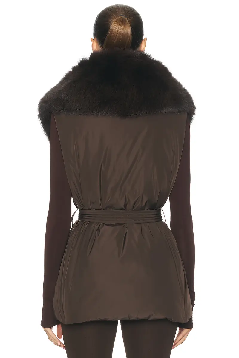 Yves Salomon Fox Fur Vest | Thumbnail 4