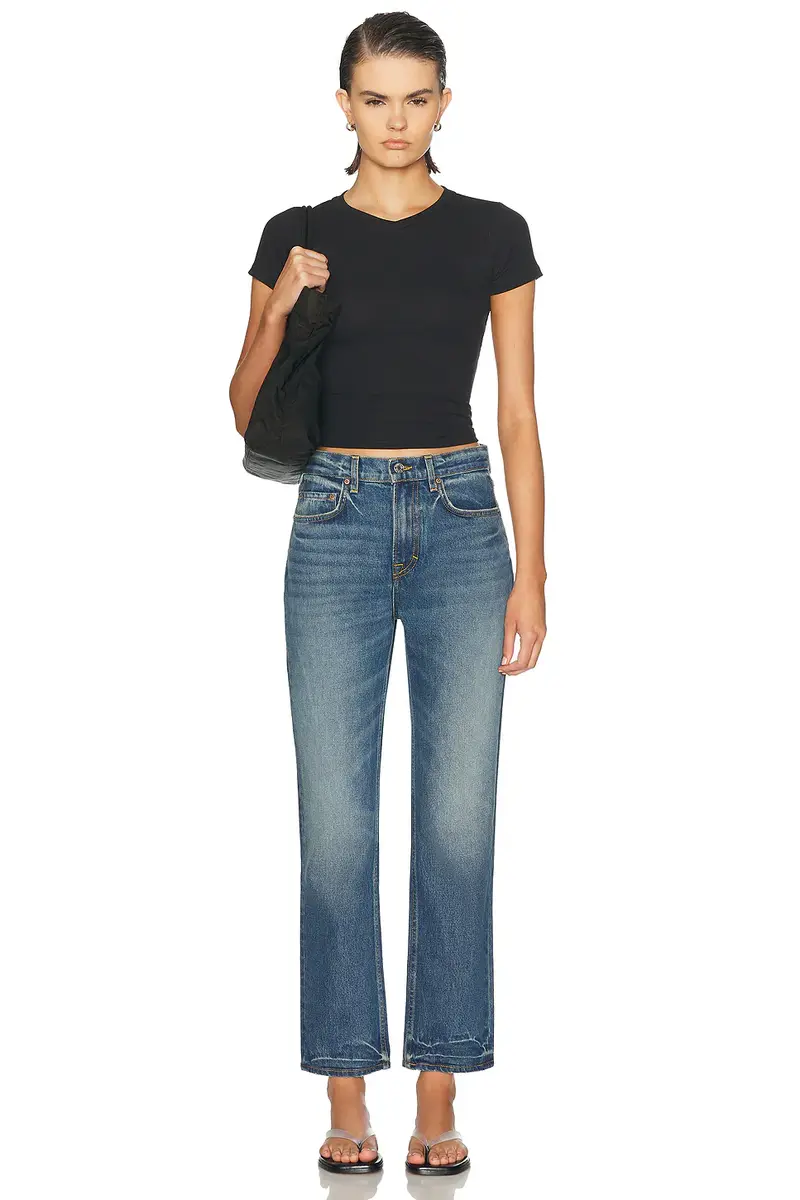 GRLFRND V-neck Slim Fit Tee | Thumbnail 4 GRLFRND V-neck Slim Fit Tee | Thumbnail 4