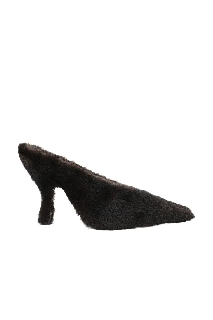 Alexander Wang Natasha 105mm Faux Fur Pump