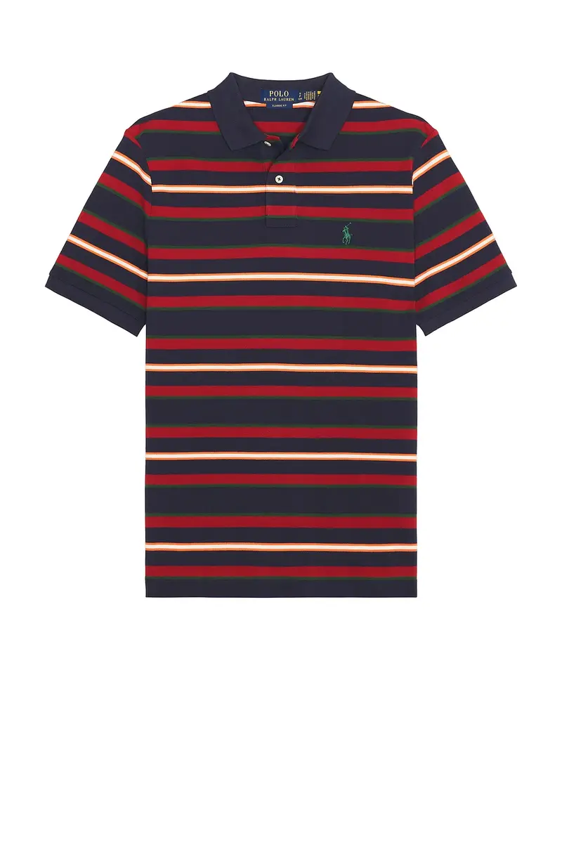 Polo Ralph Lauren Short Sleeve Yarn-Dyed Mesh Polo | Thumbnail 4 Polo Ralph Lauren Short Sleeve Yarn-Dyed Mesh Polo | Thumbnail 4