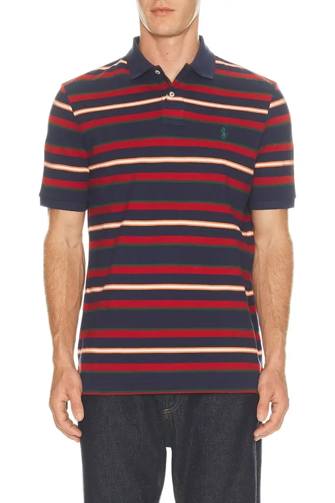 Short Sleeve Yarn-Dyed Mesh Polo Short Sleeve Yarn-Dyed Mesh Polo