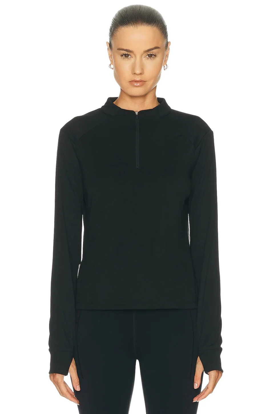Literary Sport Jorie Merino Quarter Zip Jacket