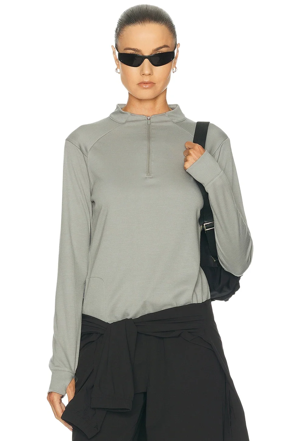 Literary Sport Jorie Merino Quarter Zip Jacket