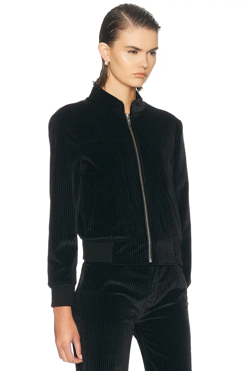 R13 Shrunken Jacket with Stand Collar | Thumbnail 3 R13 Shrunken Jacket with Stand Collar | Thumbnail 3