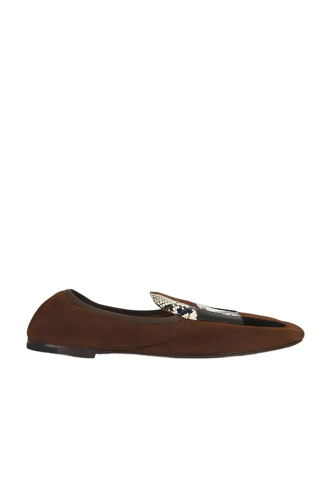 Khaite Zoe Patchwork Flat