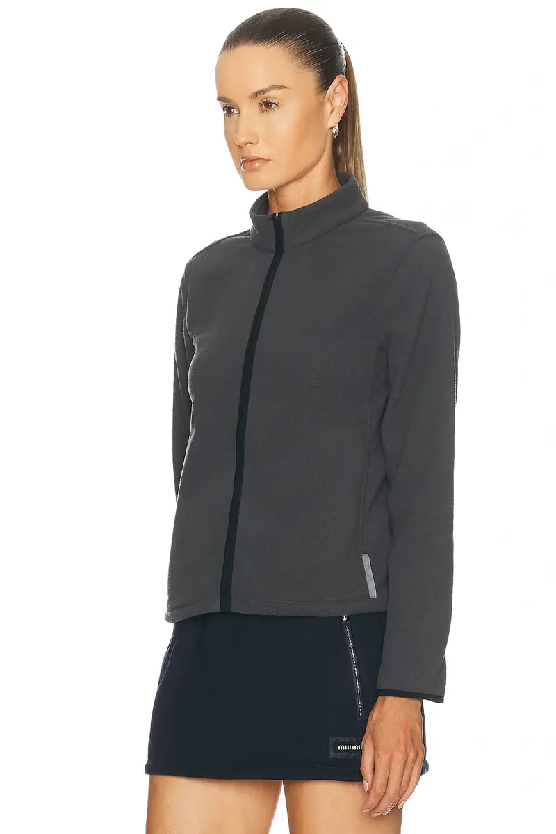Literary Sport Lucille Fleece Zip Up Jacket | Thumbnail 3 Literary Sport Lucille Fleece Zip Up Jacket | Thumbnail 3