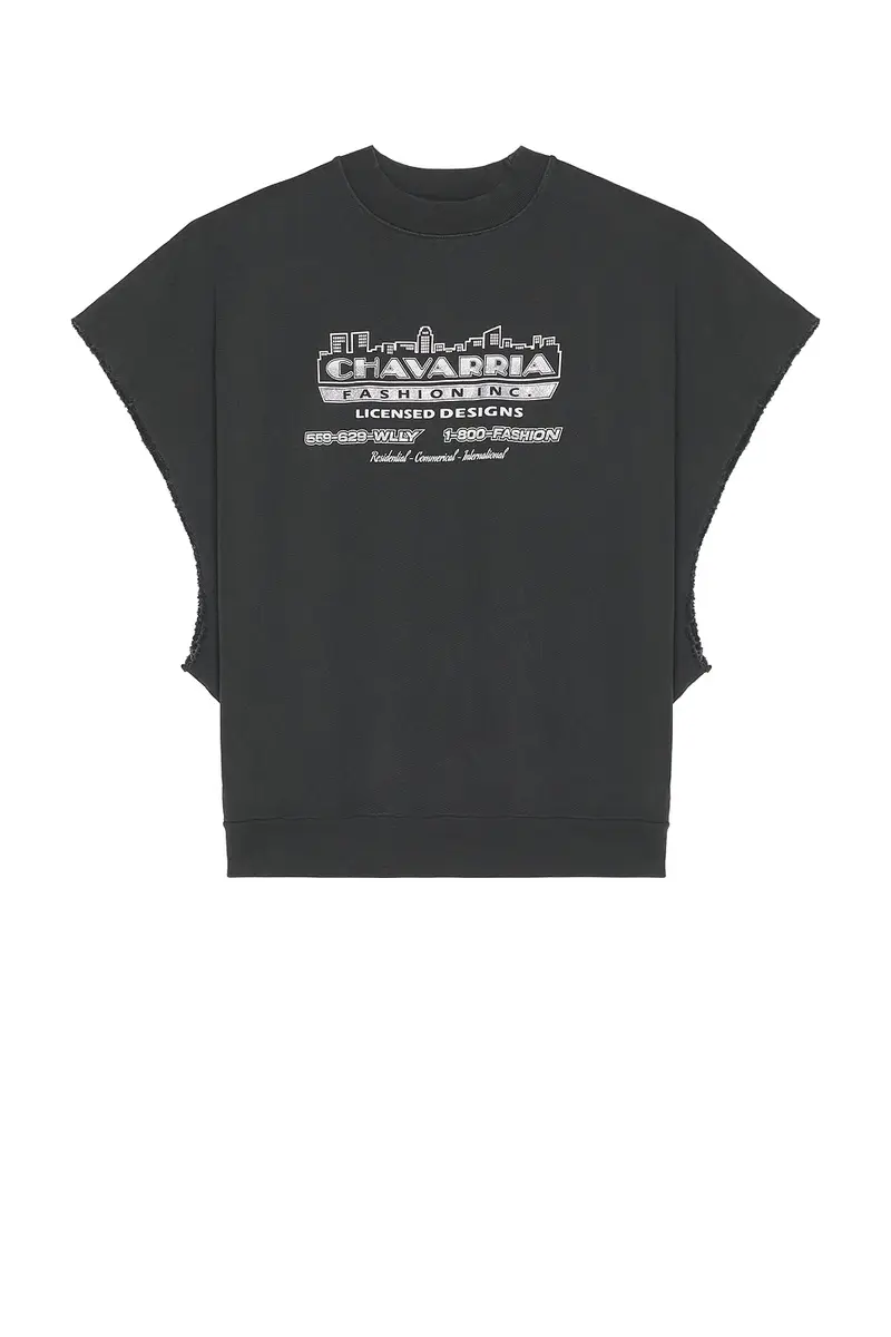 Willy Chavarria Chavarria Licensed Designs Muscle Crewneck | Thumbnail 4 Willy Chavarria Chavarria Licensed Designs Muscle Crewneck | Thumbnail 4