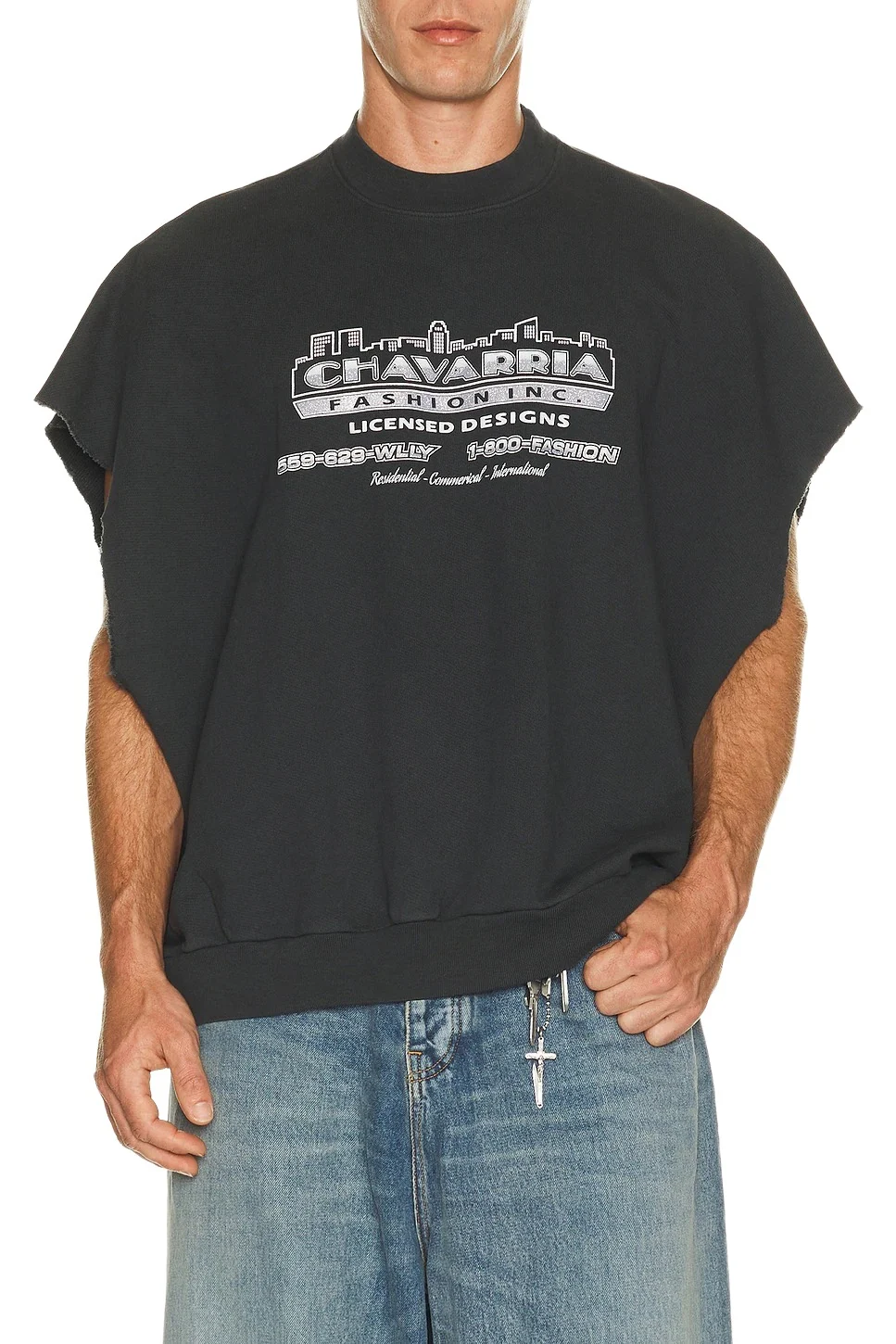 Willy Chavarria Chavarria Licensed Designs Muscle Crewneck