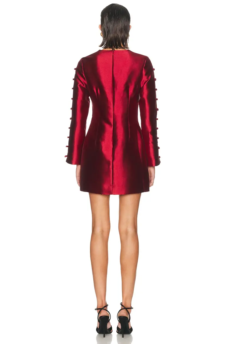 Simkhai Fiora Long Sleeve Mini Dress | Thumbnail 4 Simkhai Fiora Long Sleeve Mini Dress | Thumbnail 4