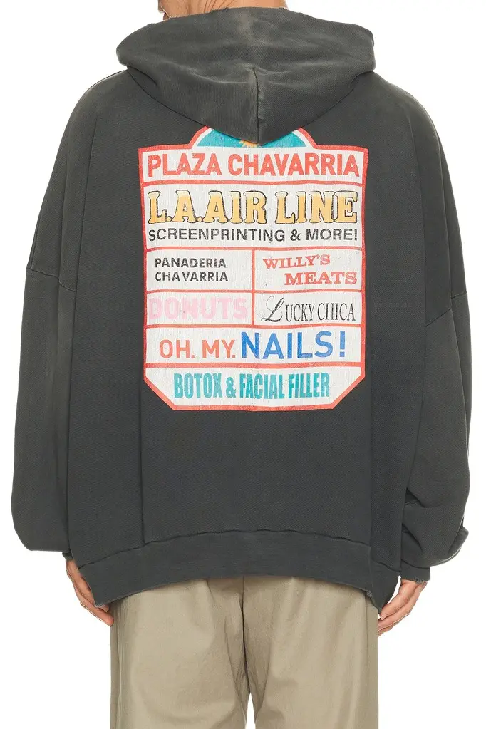 Plaza Chavarria Zip Hooligan Hoodie Plaza Chavarria Zip Hooligan Hoodie