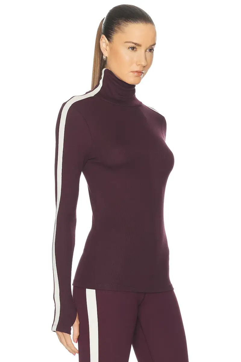 Splits59 Jackson Rib Full Length Turtleneck Top | Thumbnail 3 Splits59 Jackson Rib Full Length Turtleneck Top | Thumbnail 3