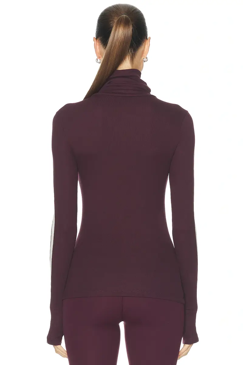 Splits59 Jackson Rib Full Length Turtleneck Top | Thumbnail 4 Splits59 Jackson Rib Full Length Turtleneck Top | Thumbnail 4