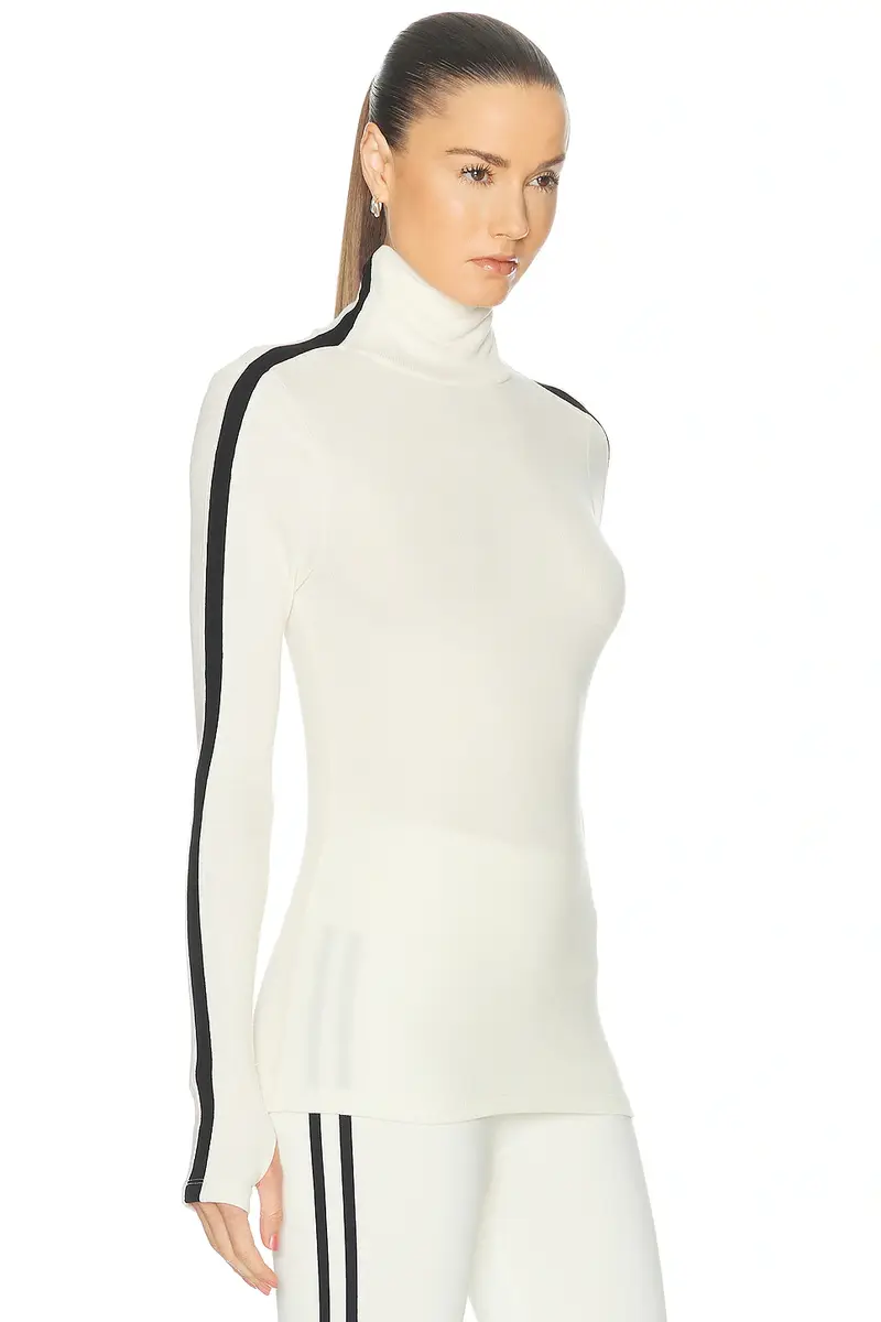 Splits59 Jackson Rib Full Length Turtleneck Top | Thumbnail 3 Splits59 Jackson Rib Full Length Turtleneck Top | Thumbnail 3