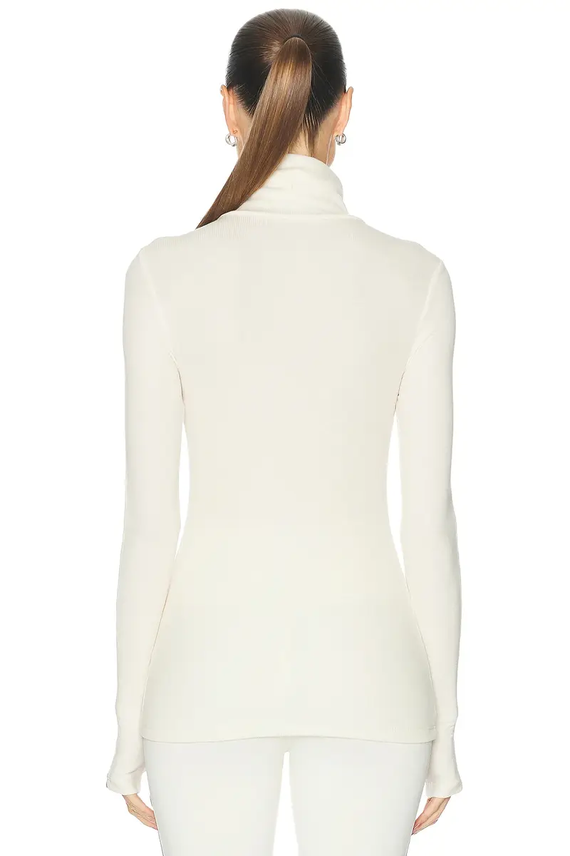 Splits59 Jackson Rib Full Length Turtleneck Top | Thumbnail 4 Splits59 Jackson Rib Full Length Turtleneck Top | Thumbnail 4