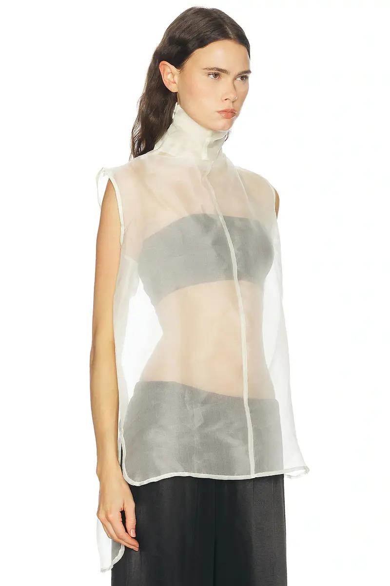Aexae x REVOLVE Silk Organza Roll Neck Top | Thumbnail 2 Aexae x REVOLVE Silk Organza Roll Neck Top | Thumbnail 2