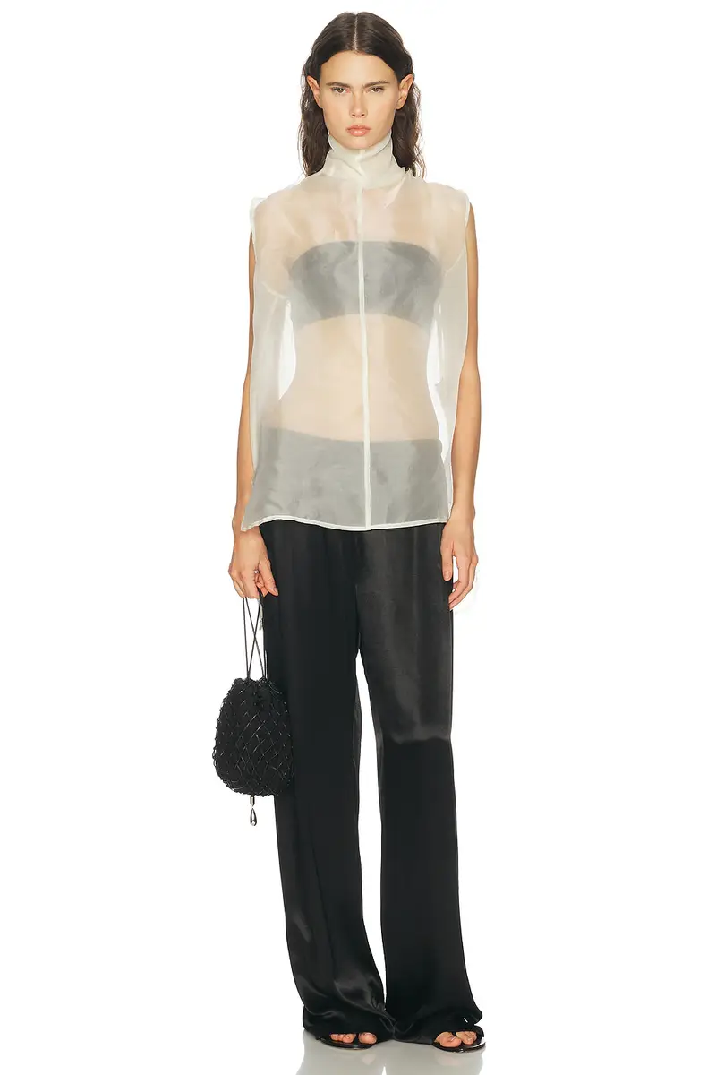 Aexae x REVOLVE Silk Organza Roll Neck Top | Thumbnail 4 Aexae x REVOLVE Silk Organza Roll Neck Top | Thumbnail 4