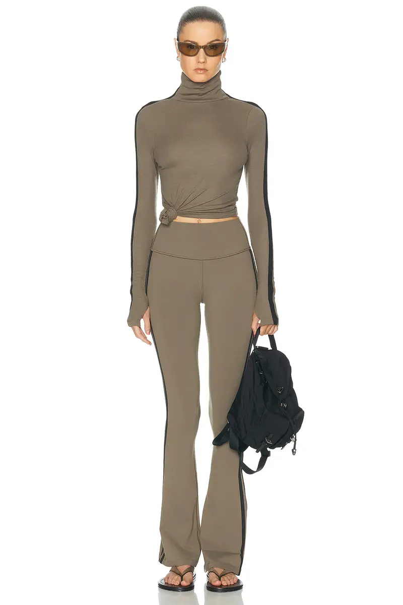 Splits59 Jackson Rib Full Length Turtleneck Top | Thumbnail 5 Splits59 Jackson Rib Full Length Turtleneck Top | Thumbnail 5